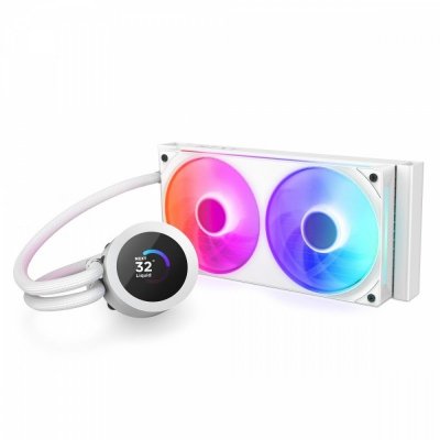 Chłodzenie wodne KRAKEN PLUS 240 RGB LCD białe