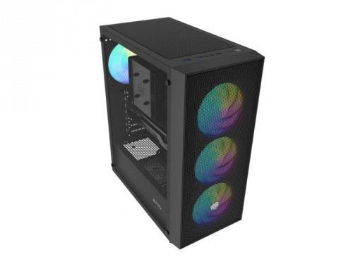 Obudowa Shobo SH8F ARGB Midi tower z oknem czarna