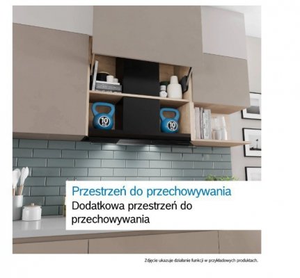 Okap zintegrowany DBB85CC60  Serie 4 80 czarny czyste szkło