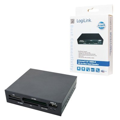 LogiLink Czytnik kart pamięci, USB2.0, wewnętrzny 3,5&quot;