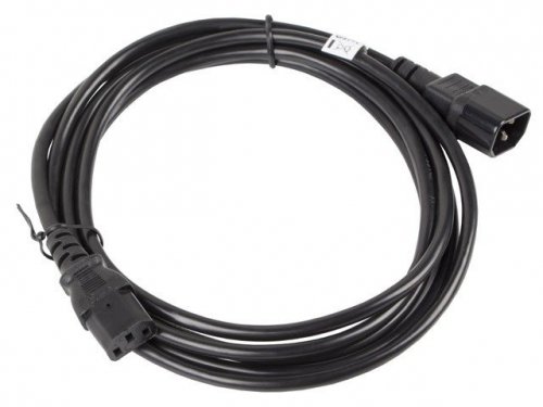 Lanberg Przedłużacz kabla zasilającego IEC 320 C13 - C14 VDE 3M czarny
