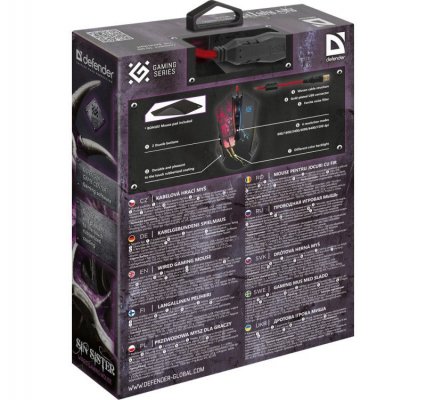 Defender Mysz gamingowa SIN&#039;SISTER GM-933 optyczna 7200dpi 6P