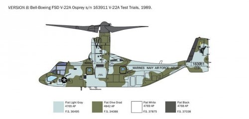Italeri Model plastikowy V-22A Osprey 1/72