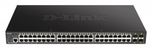 D-Link Przełącznik DGS-1250-52XMP 48GE PoE+ 4SFP+