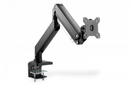 Digitus Ramię biurkowe pojedyncze z zaciskiem, 1xLCD, max. 35&quot;, max. obciążenie 15kg, ze sprężyną gazową