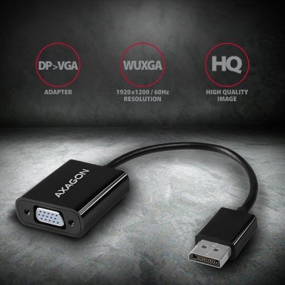 AXAGON RVD-VGN Adapter DisplayPort -&gt; VGA FullHD 1920x1200