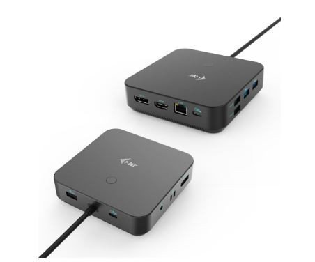 i-tec Stacja dokująca USB-C HDMI Dual DP Docking Station Power Delivery 100 W + i-tec Universal Charger 100 W