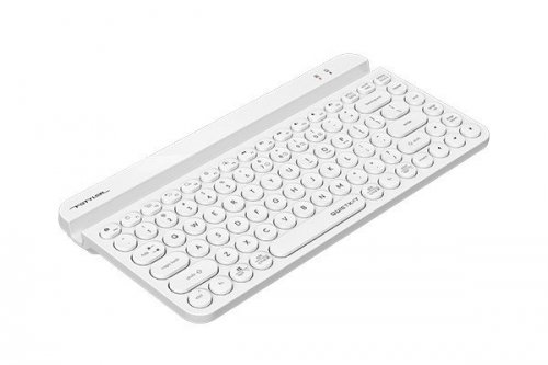 A4 Tech Klawiatura FStyler FBK30 biały 2.4GHz + BT (silent)
