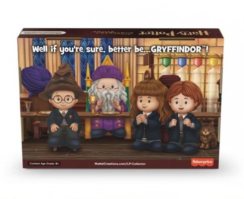Mattel Zestaw figurek Little People Harry Potter 4-pak Kamień filozoficzny