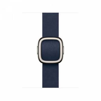 Apple Pasek w kolorze głębinowego błękitu z klamrą nowoczesną do koperty 42 mm - rozmiar S