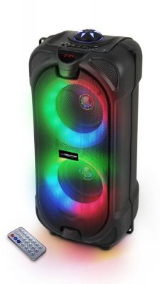 Esperanza Głośnik BT FM LED RGB RYTHM