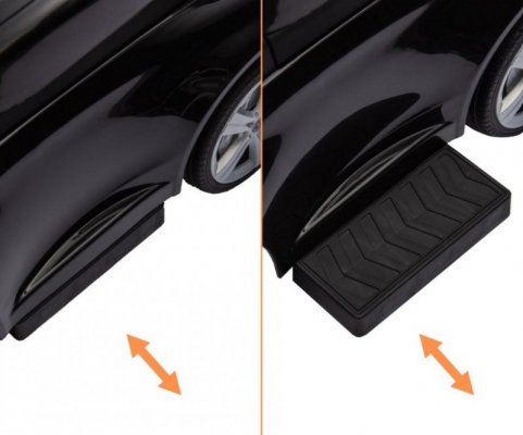 Pojazd z rączką MERCEDES C-Class czarny