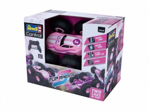 Revell RC Pojazd zdalnie sterowany RC Stunt Car Flip Racer - różowy