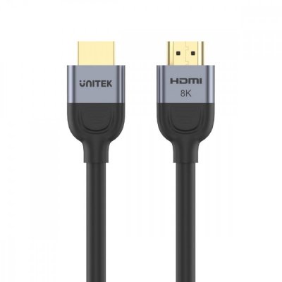 Unitek Kabel HDMI 2.1 8K 60Hz 1.5m; czarny; C11086GY01-1.5M