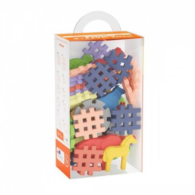 Marioinex Klocki Mini Waffle  - Zwierzęta 42 elementy