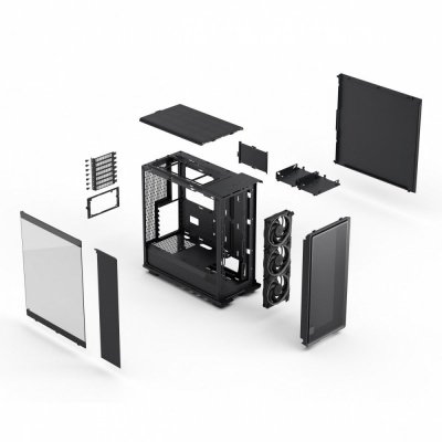 Fractal Design Obudowa FDE Epoch Black TG RGB Light Tint
