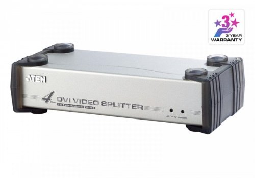 ATEN Rozdzielacz wideo 4 porty DVI/Audio Splitter