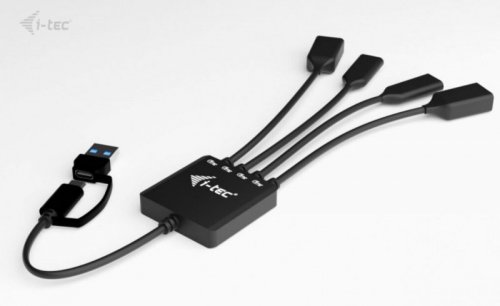 i-tec HUB USB-C/USB-A Cable 4 port (2x USB-C 2x USB-A)
