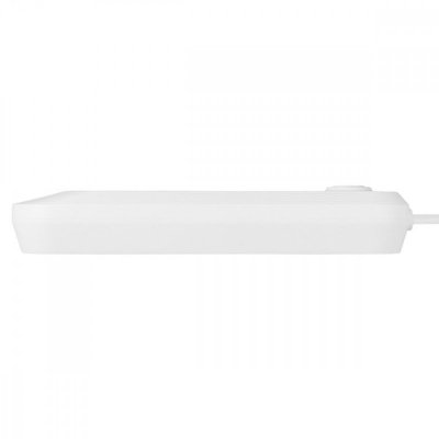 Maclean Listwa zasilająca MCE394 W 3 gniazda 3xUSB, 110-240V AC 50/60, 2.1A max 2500W, biała