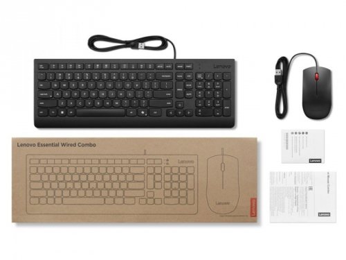 Klawiatura i mysz Essential Wired Combo 4X31R64400
