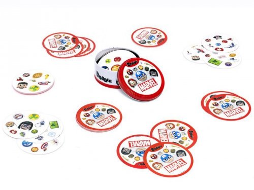 Rebel Karciana gra Dobble Marvel Emoji - okrągłe karty do gry GR0773