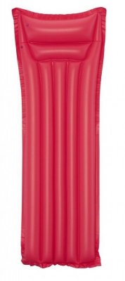 Dmuchany Materac do pływania Czerwony BESTWAY 183x69cm + Poduszka