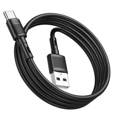 Kabel USB A do USB C Hoco 3A 1 m X83 czarny