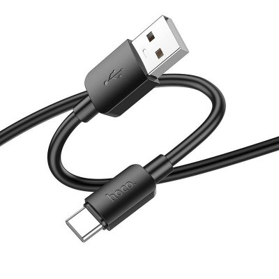 Kabel USB A do USB C Hoco PD 2,4A 27W 1 m X96 czarny