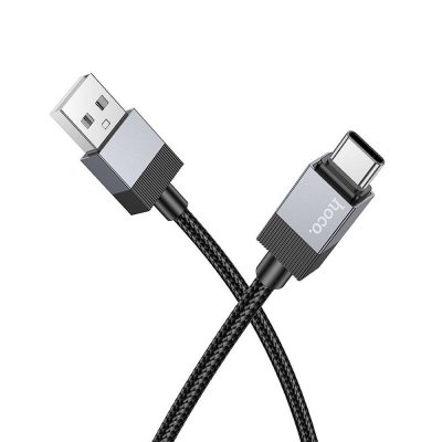 Kabel USB A do USB C Hoco 3A 1 m X110 czarny