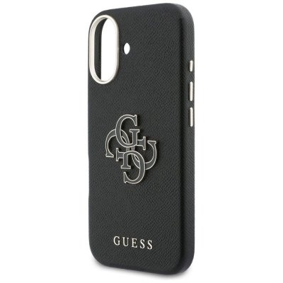 GUESS futerał do IPHONE 17 GUHCP17S5PS4RGGK (PU FW Resin Logo) czarny