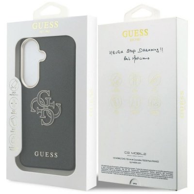 GUESS futerał do SAMSUNG S26 GUHCS26S5PS4RGGK (Grained Big 4G Metal Logo) czarny