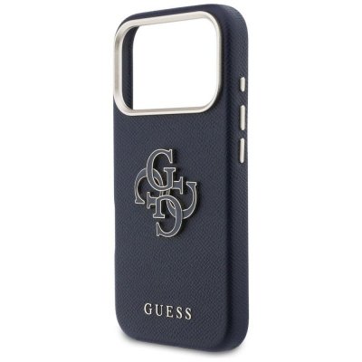 GUESS futerał do IPHONE 17 Pro Max GUHCP17X5PS4RGGB (PU FW Resin Logo) niebieski
