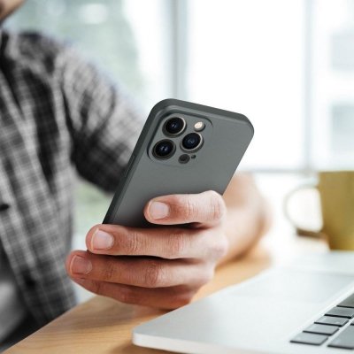 Futerał do iPhone 16 PLUS Metallic szary