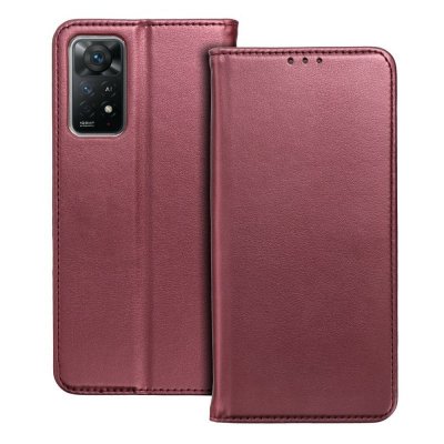 Etui z klapką na Oppo Reno 13 5G Smart Magneto burgundowe