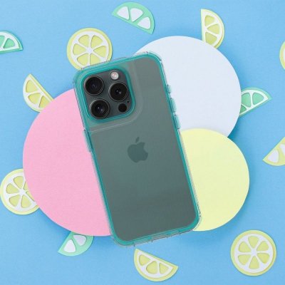 Futerał do iPhone 16 PLUS Matrix Clear miętowy