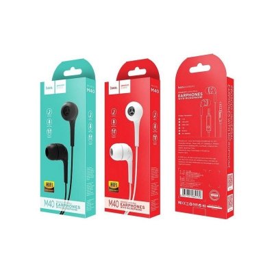 Słuchawki przewodowe douszne Jack 3,5 mm Hoco M40 czarne