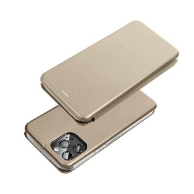 Etui z klapką na iPhone 16 PLUS Elegance Book złote