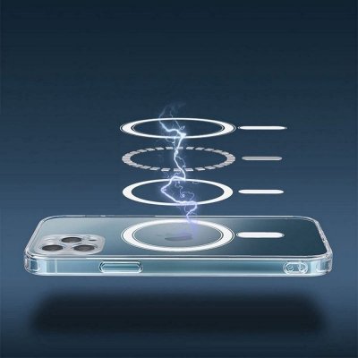 Futerał do Samsung S24 PLUS Clear Mag Cover (STR) zgodny z MagSafe transparentny