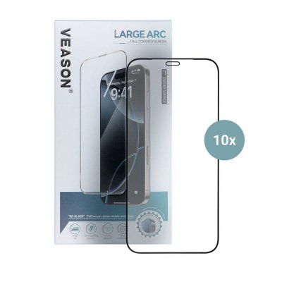 Szkło Hartowane 6D Pro Veason Glass (SET 10in1) - do Xiaomi Redmi 12 / Redmi 13 czarny