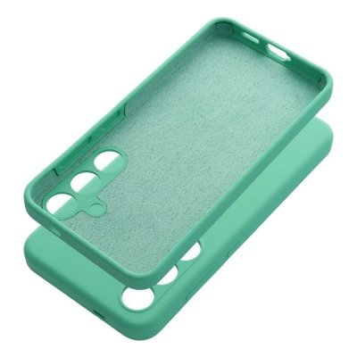 Futerał do Samsung S25 PLUS Silicone 2mm miętowy