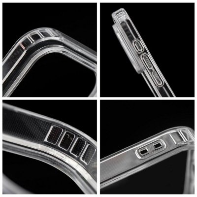 Etui na iPhone 17 AIR Drop Glue Colorful Ring Mag Cover zgodny z MagSafe szare