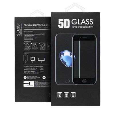 5D Full Glue Tempered Glass - do Motorola G57 POWER / G57 / G67 POWER czarny