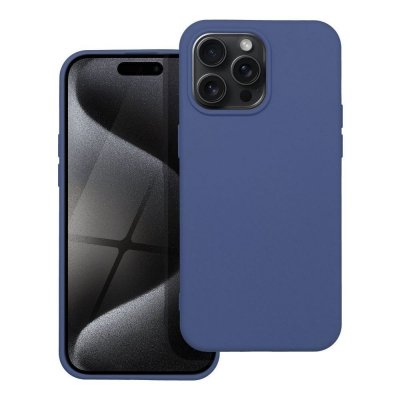 Futerał do iPhone 15 PRO MAX Silicone niebieski