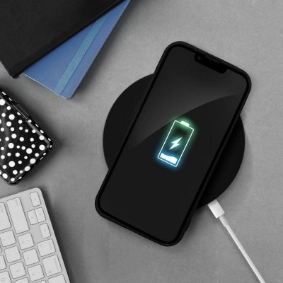 Futerał do iPhone 16 PLUS Silicone czarny