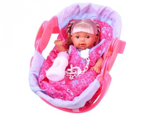 LALKA w NOSIDEŁKU laleczka gaworzy siusia ZA0453