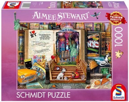 Puzzle PQ 1000 Wspomnienia z Nowego Jorku / USA