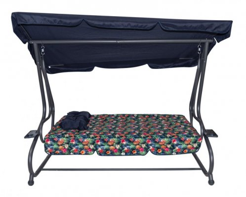 Huśtawka Ogrodowa Siedzisko Textylina 2x1 WZÓR TROPIC