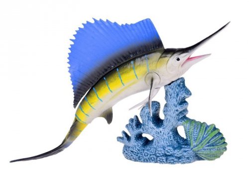 SERIA ZWIERZĘTA MORSKIE Zestaw figurek żółw homar ryba piła krab ZA5174