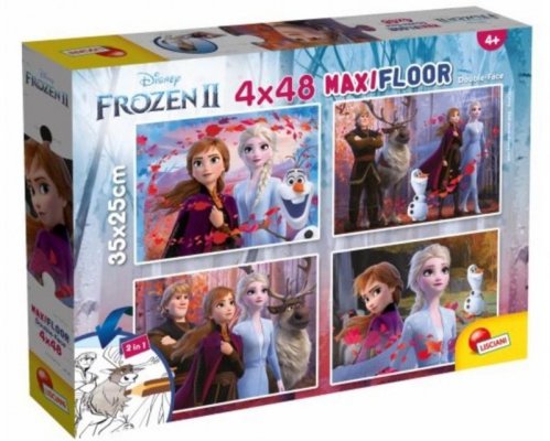 Puzzle Supermaxi 4x48 Kraina Lodu 2