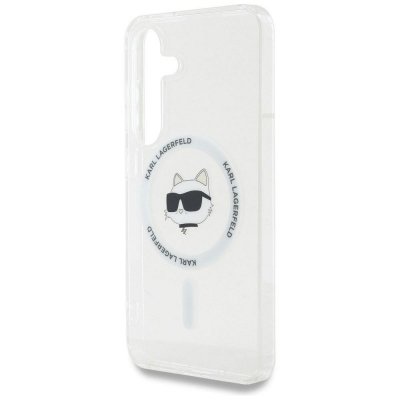 KARL LAGERFELD futerał do SAMSUNG S25 Plus KLHMS25MHLSCHH (Magnetic IML Metal Choupette Head) biały